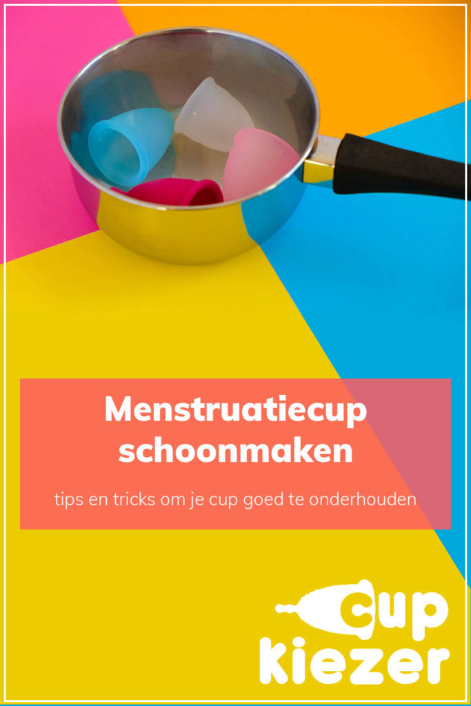 Menstruatiecup schoonmaken